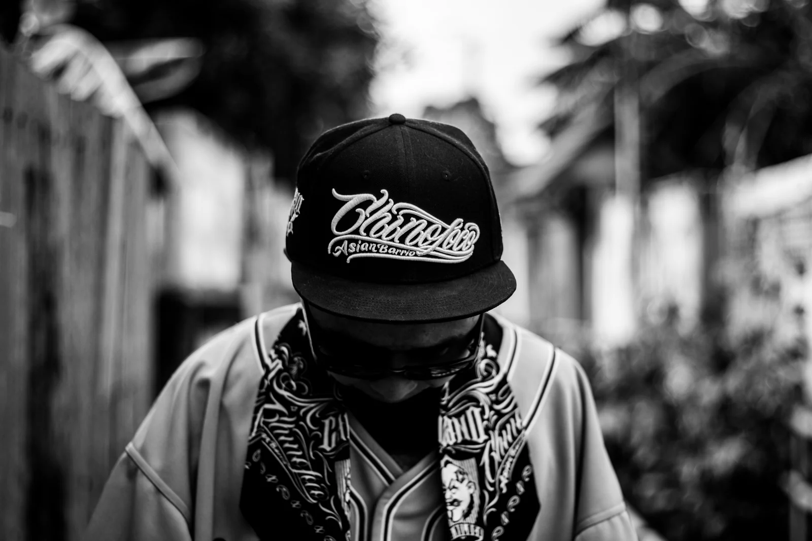 Asian Barrio Baseball Cap – Bandana Underbrim — view 4