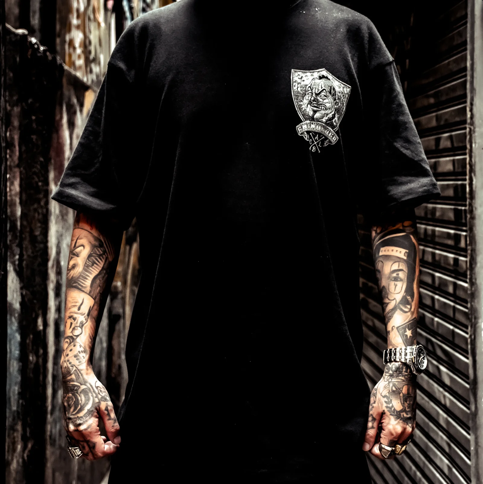 Asian Barrio Heavyweight U.S. Cotton Tee – Tight Collar Edition — view 2