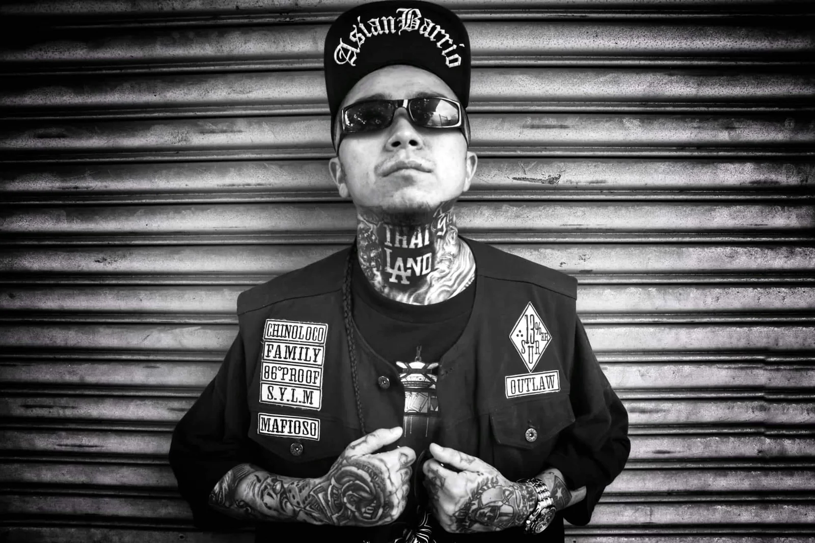 Chino13 Asian Barrio Classic Trucker Cap — view 3