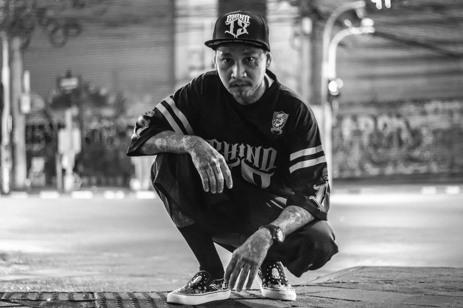 Chino13 Asian Barrio Classic Trucker Cap — view 4