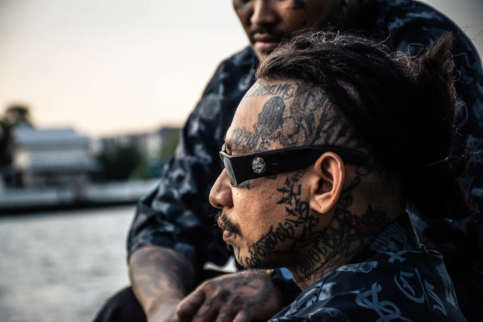 ChinoLoco Biker Shades with Bandana Lining — view 3
