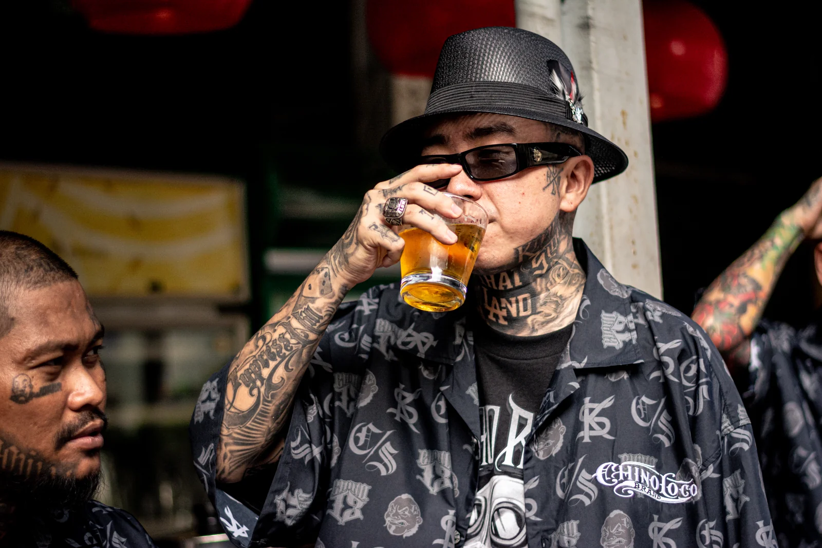ChinoLoco Biker Shades with Bandana Lining — view 4